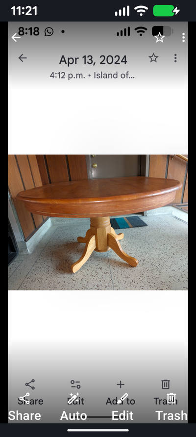 Mint SOLID wood dining table., View more