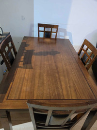 Dining Table and 4 Chairs