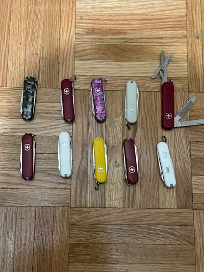 10 small Swiss army all for 80$, View more