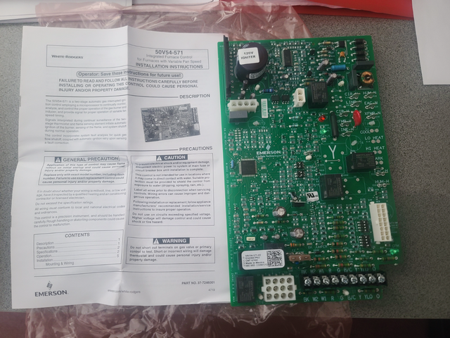 Trane CNT07991 Ignition Control Board, 2-Stage, Furnace in Heating, Cooling & Air in City of Toronto - Image 3