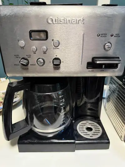 Cuisinart coffee maker and hot water machine, View more