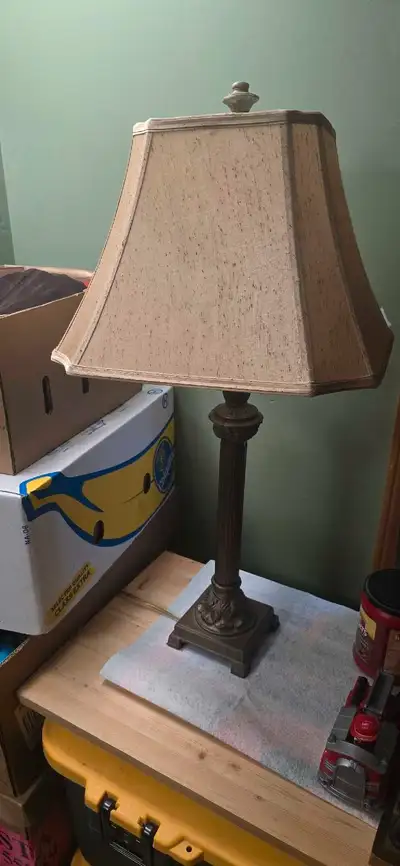 triple switch old lamp brass lamp, View more