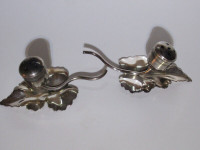 SILVERPLATE SALT AND PEPPER SHAKERS MADE IN ENGLAND