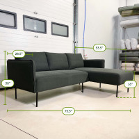Structube MINI Sectional Sofa Couch | Delivery Available