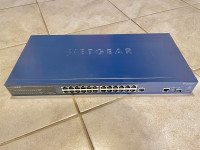 NetGear ProSafe FS726T Blue Layer 3, 256KB RAM, 24 Ports Gigabit