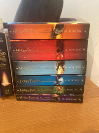 Books! Harry Potter, Rick Riordan books, and Chris Colfer series