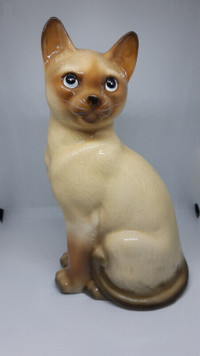 Siamese Cat Ceramic Figurine