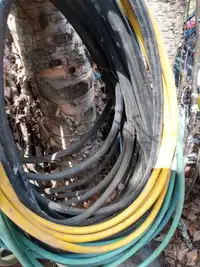 Pure rubber garden hoses mining equip+welding