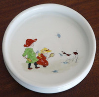 New Price - Vintage Antique Baby Plate