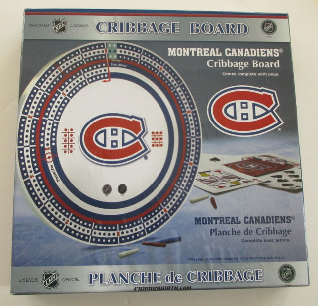 Officially Licensed NHL Montreal Canadians Cribbage Board in Toys & Games in Bedford - Image 3