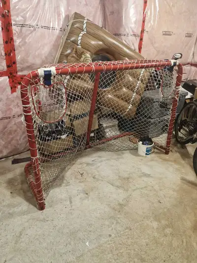 Full-Size Hockey Net – Includes Pucks – Great for Practice, View more