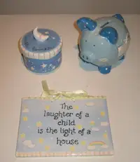 Baby Boy Gift Set Items and Picture Frames *ALL BRAND NEW*
