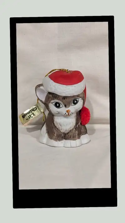 Vintage Lil Chimers Christmas Bell - Cat, View more
