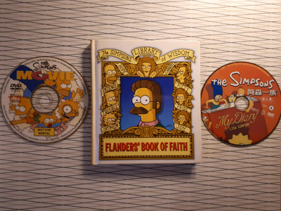 Ned Flanders Book of Wisdom, The Simpson's Movie + My Diary dvds, View more