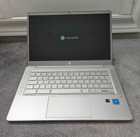 HP ChromeBook 14" Silver Laptop $160 OBO