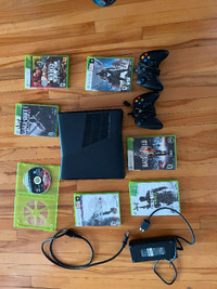 xbox 360 bundle with games controllers