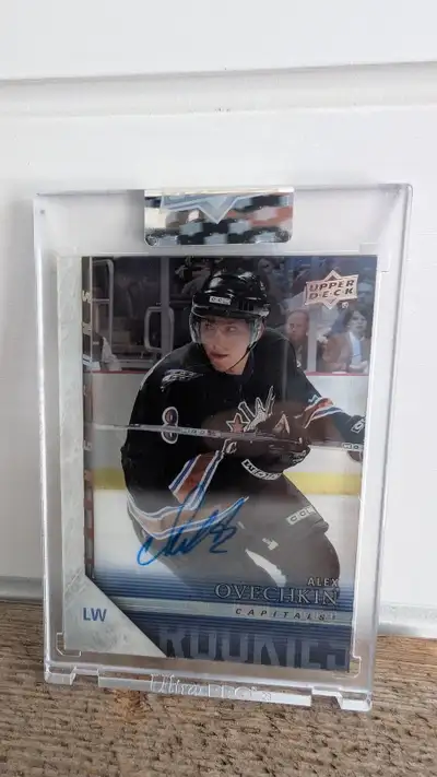 Alex Ovechkin clear cut young guns rookie card, View more