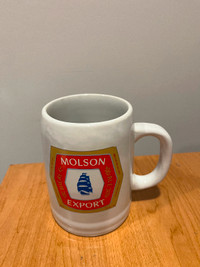 Vintage Molson Export beer mug