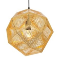 60W Stainless Steel Pendant Light - Brass Color (36032)