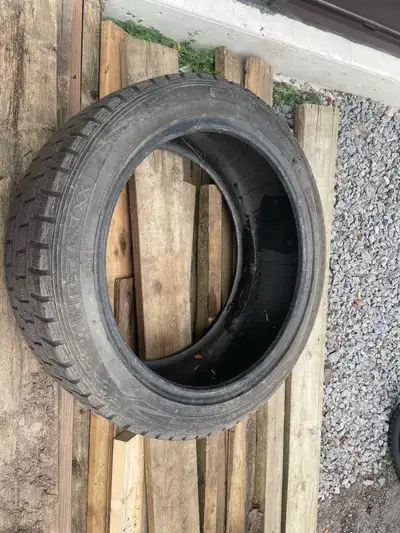 70% new snow tires, in good condition