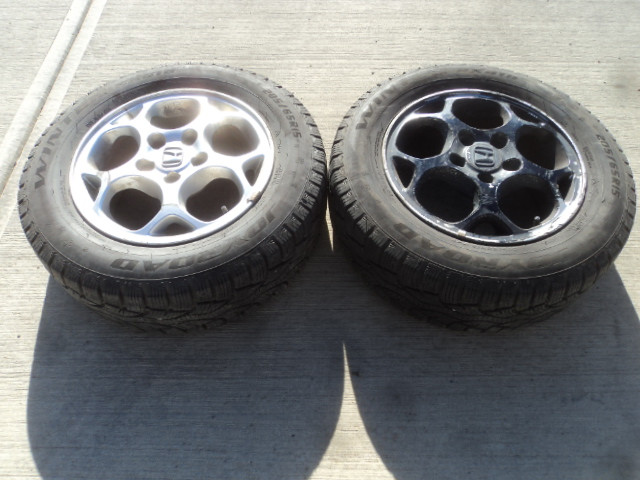 2 Joyride Winter Tires with Alloy Rims 205/65/15 (5x114.3 mm) | Auto Body  Parts | Edmonton | Kijiji