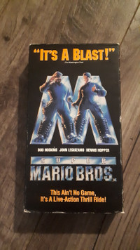 VHS  Super Mario Bros.1993 Adventure/Fantasy