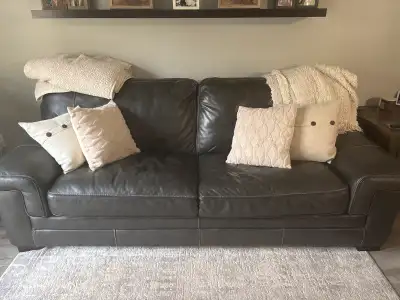 leather couch , View more