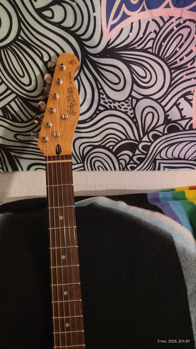 telecaster harley benton te62 DB de luxe in Guitars in Sherbrooke - Image 5