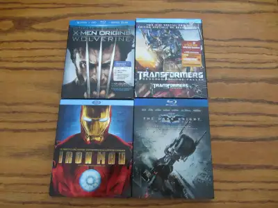 Blu Ray Movies For Sale  Marvel  DC  Hasbro, View more