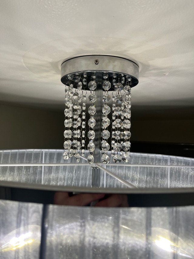 Crystal raindrop light fixture and Vintage light fixture  in Indoor Lighting & Fans in Barrie - Image 4