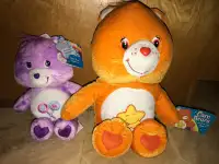 NEW w TAGS Care Bear Plush Stuffed Teddy Bears Animals $10+ each