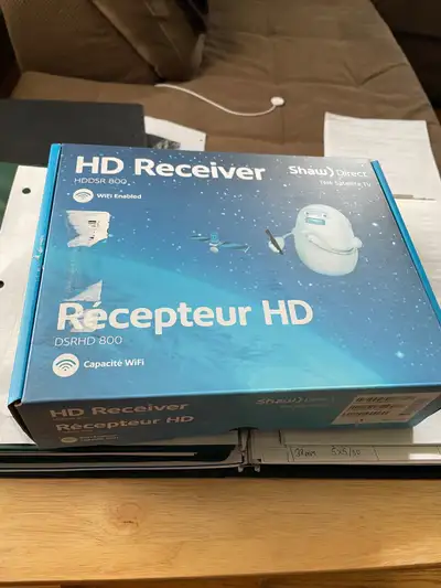 HDDSR 800 receiver new, View more