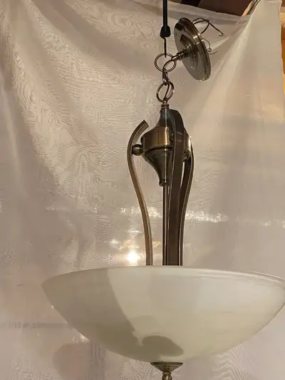 Antique Brass Chandelier, View more