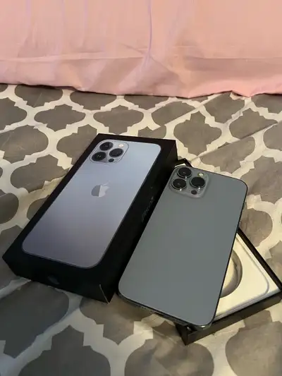 Selling my Apple iPhone 13 Pro Max 128GB in Blue. The phone is in mint condition. It is unlocked and...