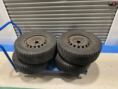 Sumitomo Ice Edge Tires have 2 years of tread life left. Steel wheels are OEM Honda.