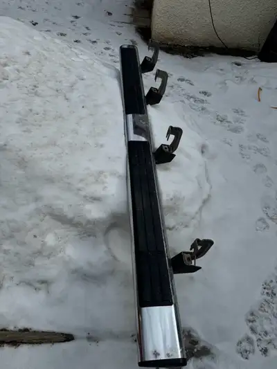 Side-steps off a 2012 Silverado. Fits GMC.