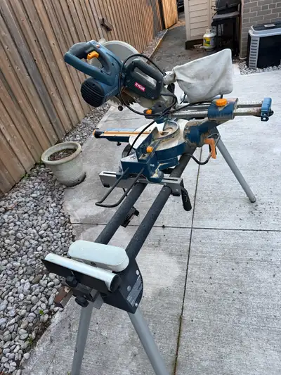 Mitre Saw w/ Stand-RYOBI-works great , View more