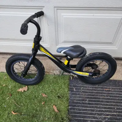 Giant glider bike black yellow adjustable seat, View more