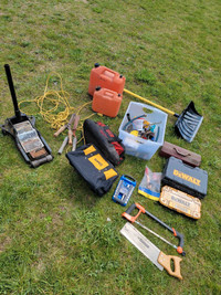 Miscellaneous tools, hardware and cases