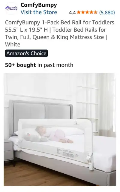 Bed Rail for Toddlers, View more