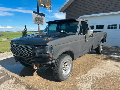 1990 ford f-150 5.0l manual tranny Changed front end to a obs but still have all the original brick...