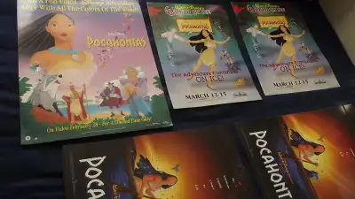 POCAHANTAS MOVIE  POSTERS &WORLD ON ICE POSTERS, View more