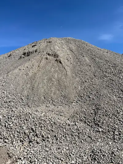 Crushed concrete makes excellent base for roads and parking lots. Volume discounts are available. De...