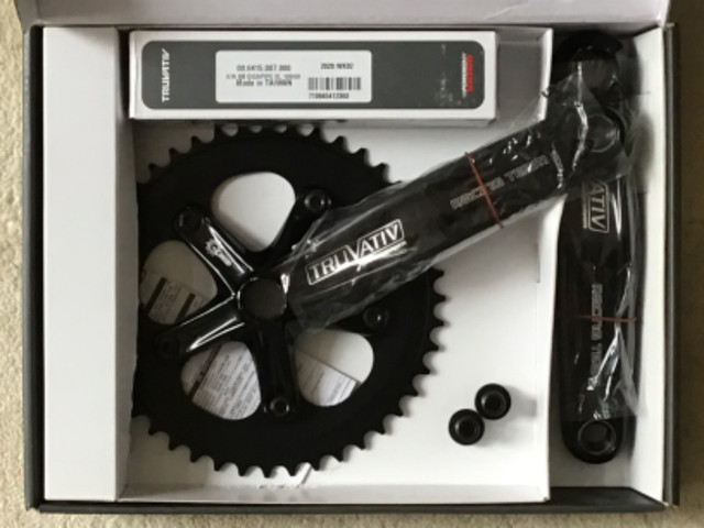 TRUVATIV BMX CRANKSET AND WOLF TOOTH CHAINRINGS in Frames & Parts in City of Toronto