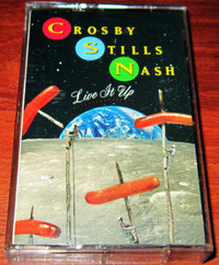 Cassette Tape :: Crosby, Stills & Nash – Live It Up