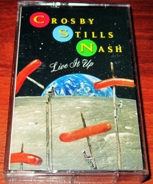 Cassette Tape :: Crosby, Stills & Nash – Live It Up in CDs, DVDs & Blu-ray in Hamilton