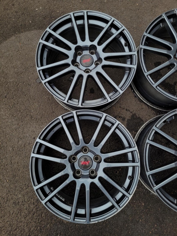 18" Subaru STI OEM Wheels by Enkei 5x114.3 Pneus et jantes Ville
