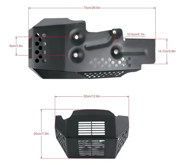 BAIONE Worldmotop Motorcycle Engine Skid Plate in Other in Markham / York Region - Image 5