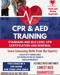 BLS/CPR Certification and or Re-certification
