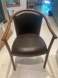 Bicast leather chairs, brand new